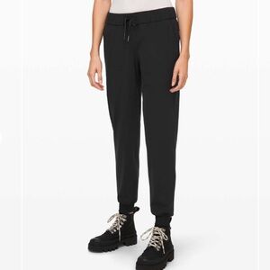 lululemon athletica Black Jogger Pants with Drawstring